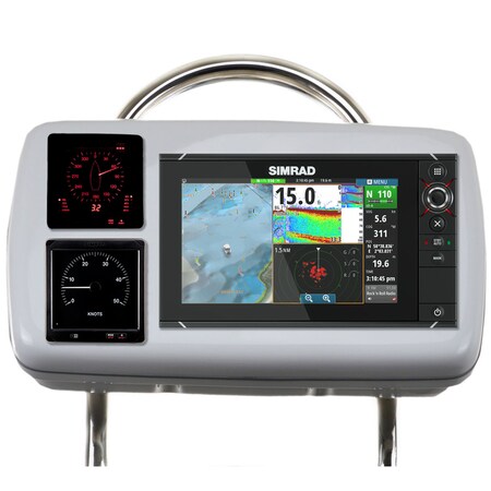 Navpod Systempod Pre-Cut For Simrad Nss9 Evo2 / B&G Zeus2 9 GP2080-13
